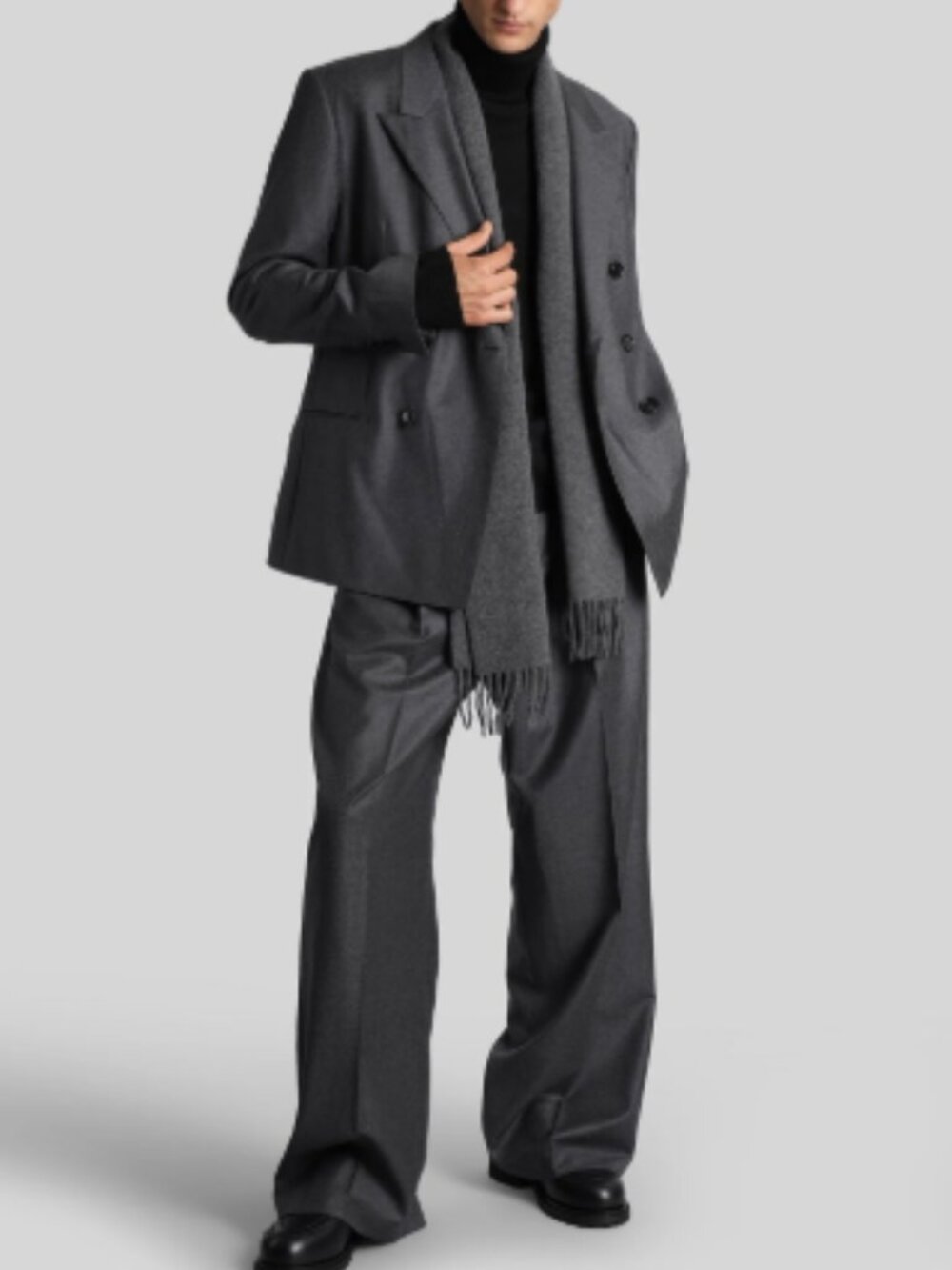 BNWT AW25 AMI DOUBLE BREASTED VIRGIN WOOL BLAZER JACKET 46